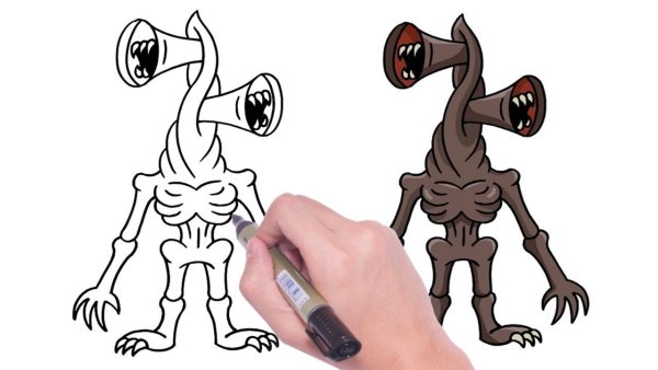 Слендермен и сиреноголовый