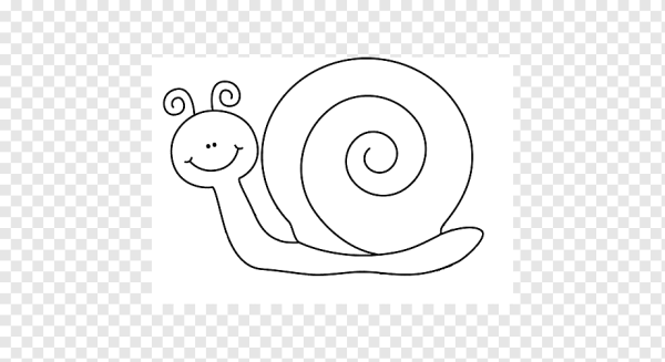 Карандашами - улитка