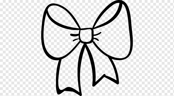 Рисование по этапно бантик