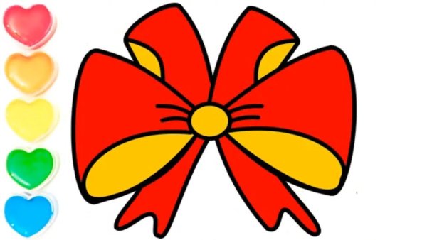 Бант -брошь