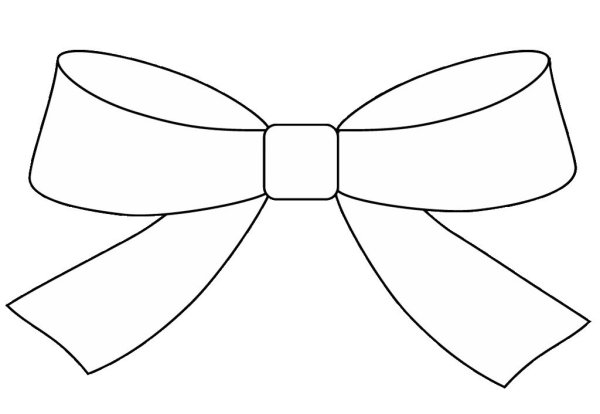 Бантик рисунок