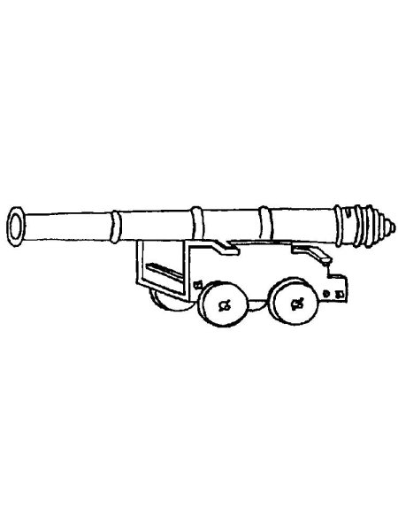 Раскраски пушки