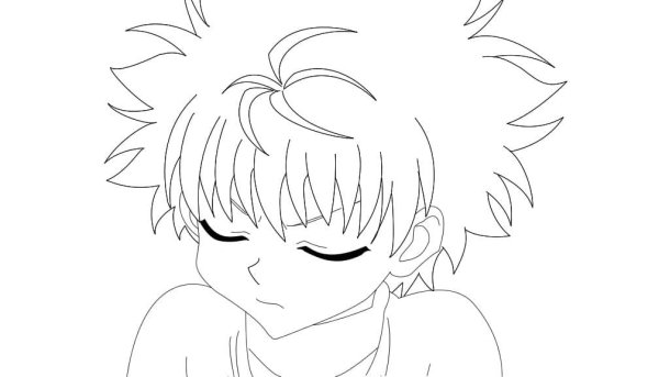 Киллуа для срисовки