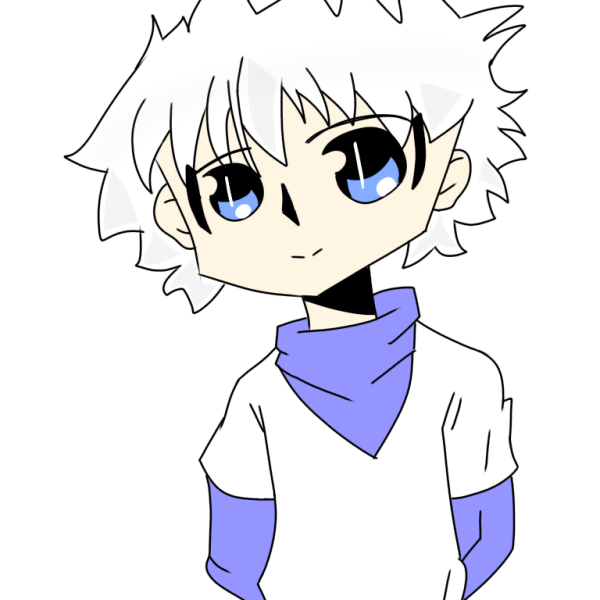 Киллуа Золдик раскраска