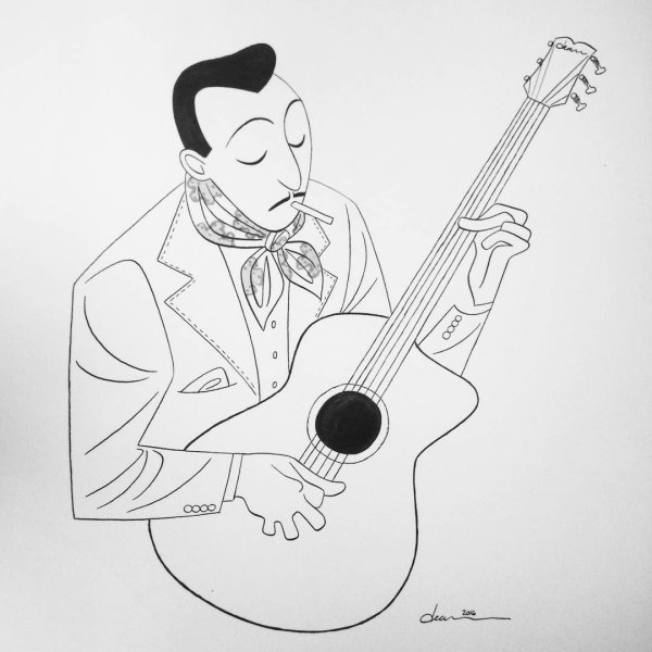 Нарисовать портрет джаза