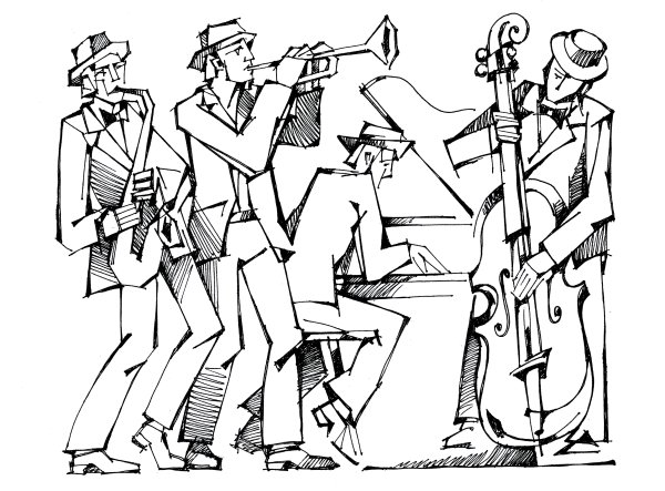 Джаз в графике