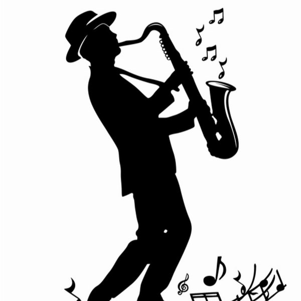 Силуэты музыкантов