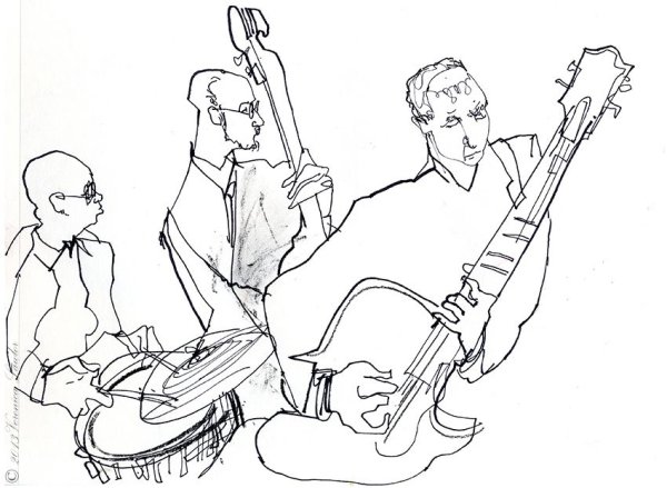 Наброски музыкантов