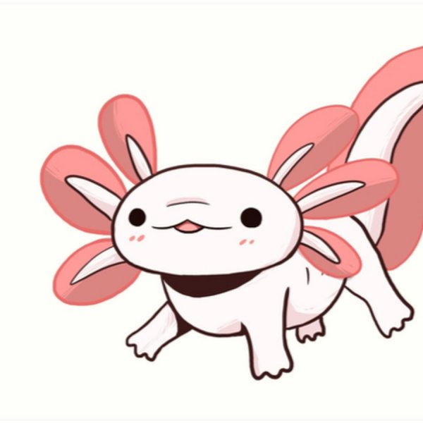 Аксолотль арт