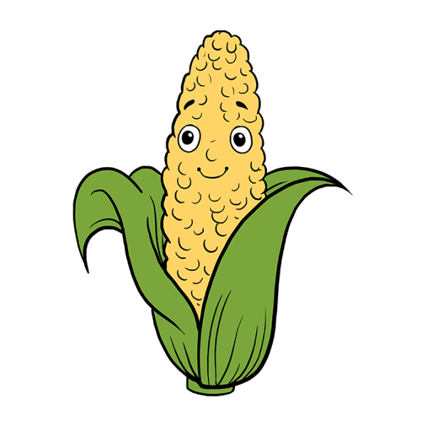 Кукуруза гравюра