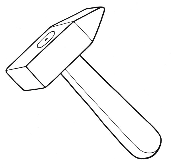 Молоток рисунок