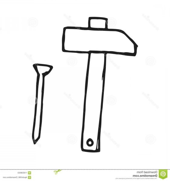 Молоток эскиз