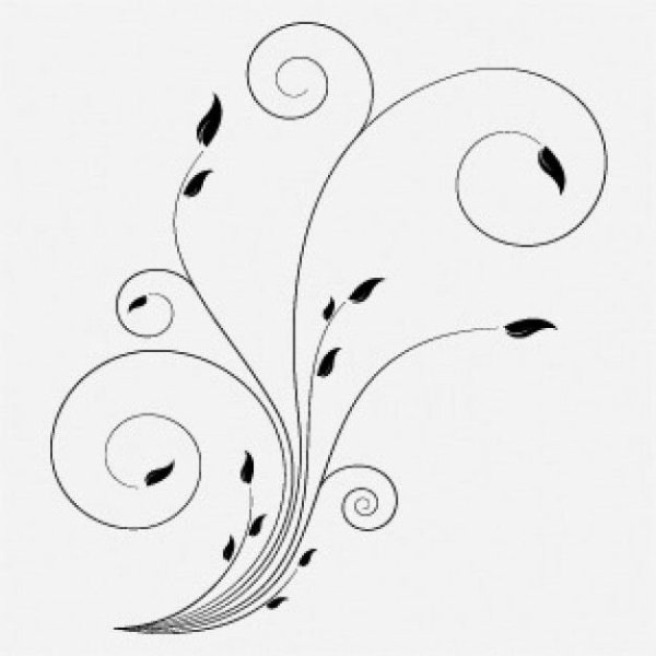 Тату завитушки эскизы