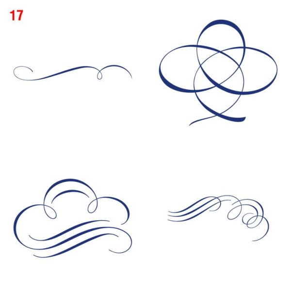 Красивые завитушки