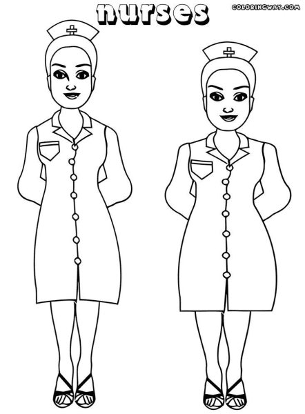 Медсестра рисунок карандашом