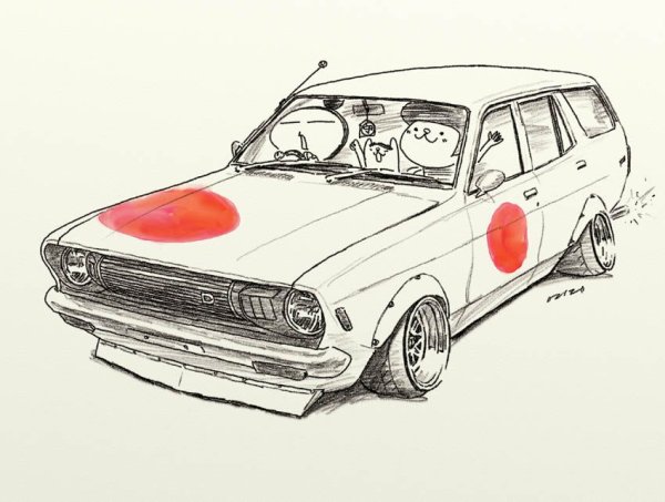 Зарисовки машин JDM