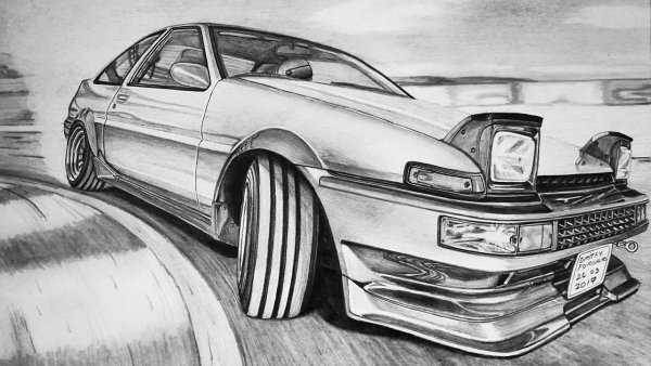 Toyota Corolla ae86 Drift