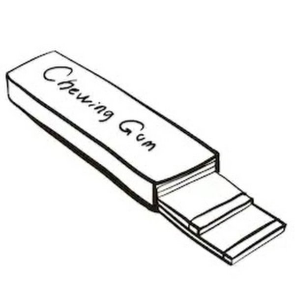 Раскраска жвачка