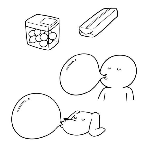 Жвачка контур