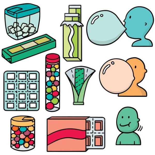 Жвачка мультяшный