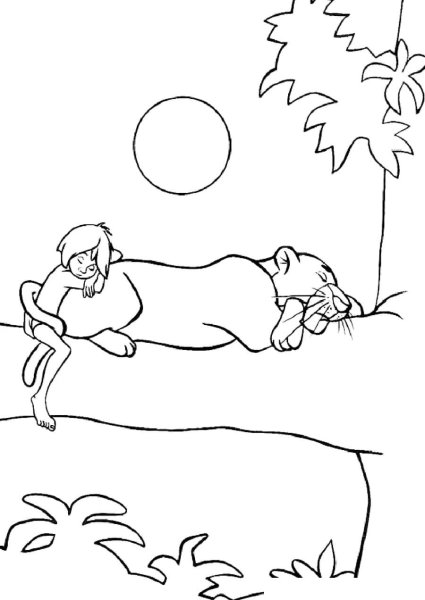 Киплинг раскраски