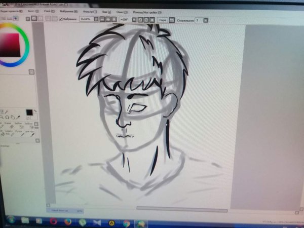 Поэтапное рисование на графическом планшете