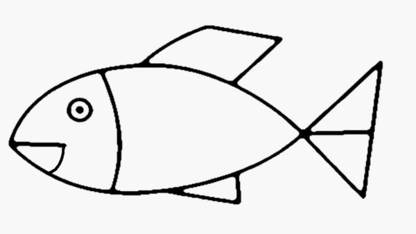 Рыбка карандашом