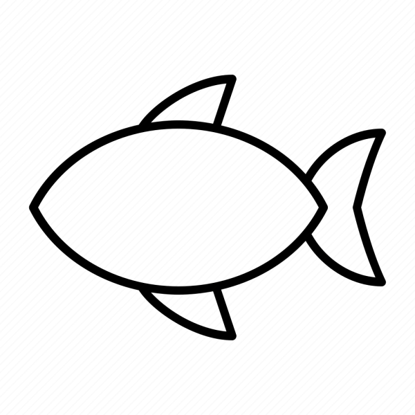 Поэтапное рисование рыбки