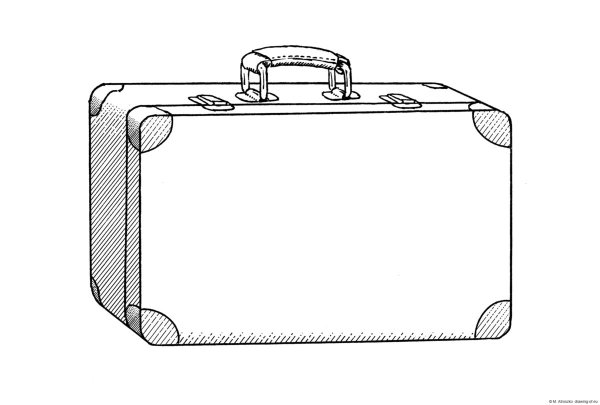 Чемоданчик раскраска