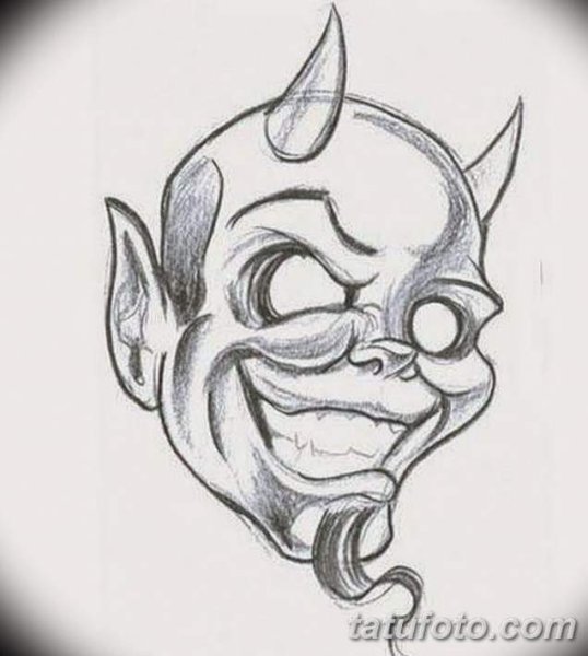 Черт карандашом