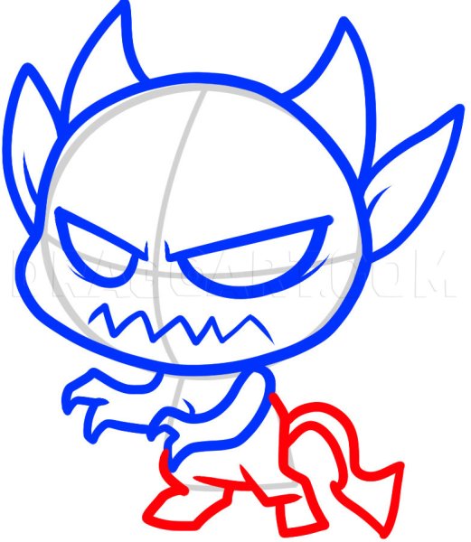 Рисование дьявола