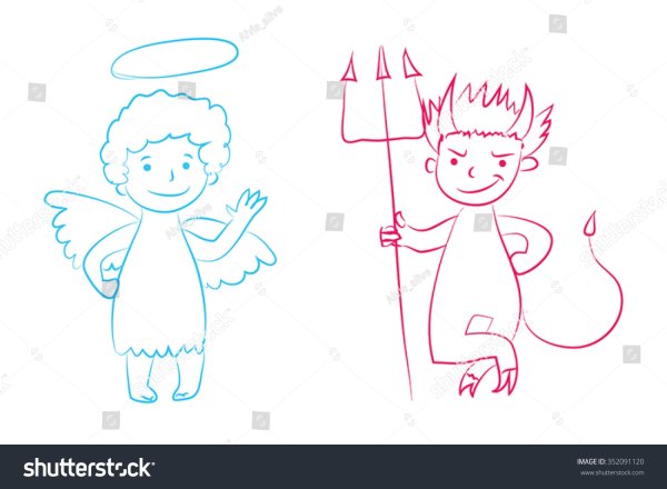 Ангел и демон для детей