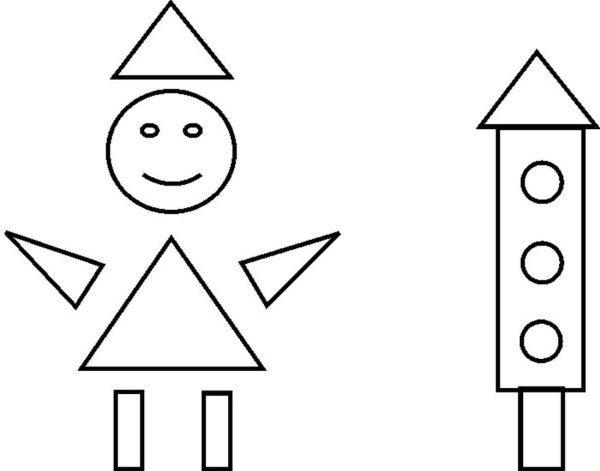 Геометрические фигуры для рисования