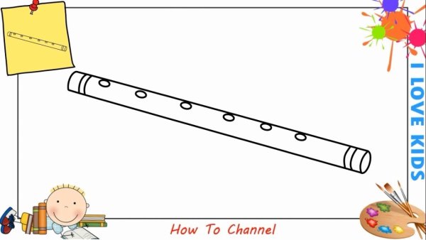 Флейта рисунок 1 класс