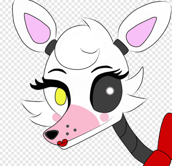 Mangle из ФНАФ лицо