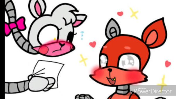 ФНАФ для срисовки Фокси и Мангл