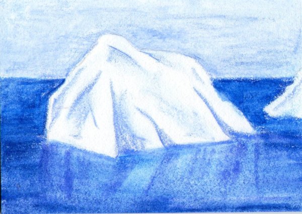 Ледник рисунок