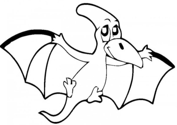 Птеранодон раскраска