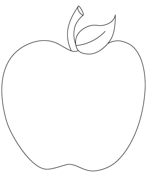 Милые фрукты раскраска