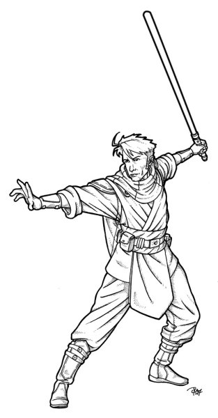 Джедай рисунок