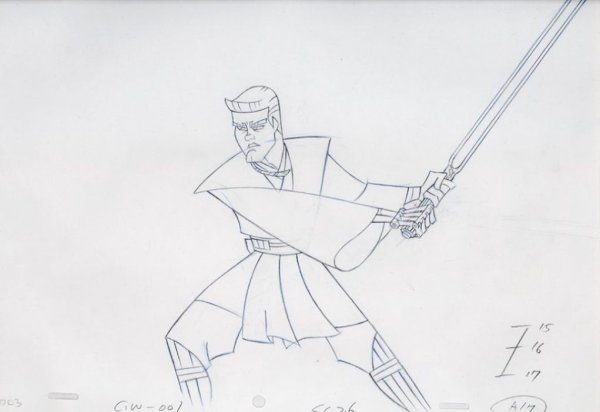 Нарисовать джедая