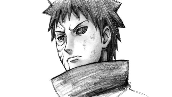 Обито рисунок