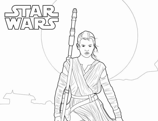 Star Wars раскраска Дарт мол