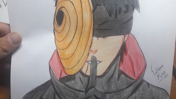 Тоби Учиха рисунок