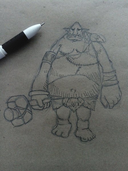 Нарисовать тролля