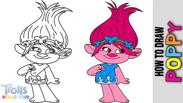 Тролли для срисовки