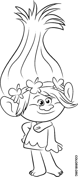 Тролли из холодного сердца раскраска