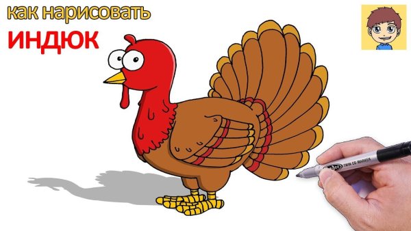 Индюк для рисования