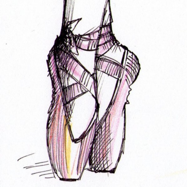 Ботинки карандашом