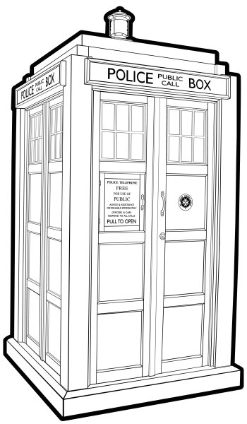 Доктор кто Тардис рисунок